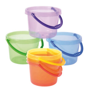 Sandkübel transparent 6er Set