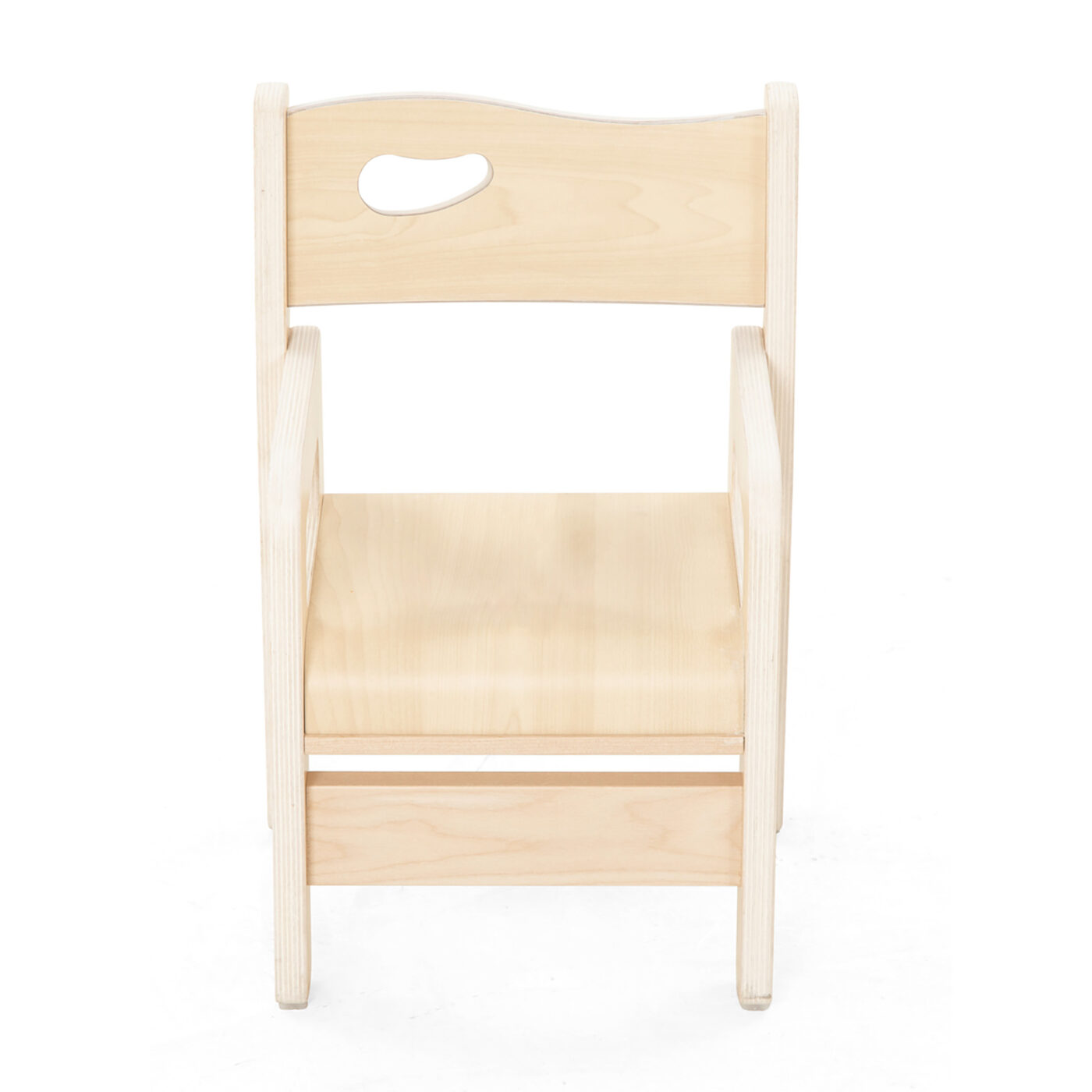 Holzsessel mit Armlehne – Bild 3