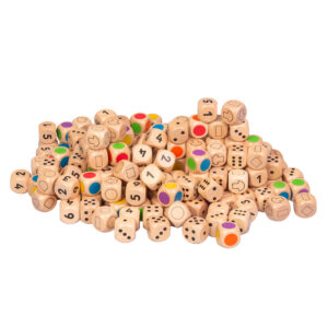 Würfel gemischt, 200 Stück