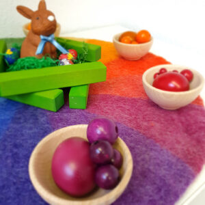 Farbenkreis aus Filz