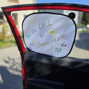 Sonnenschutz zum Selbstbemalen 2er Set